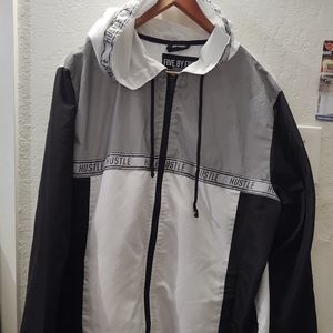 by 5 by Master piece  lightweight Zip-up Hooded Jacket. Husle